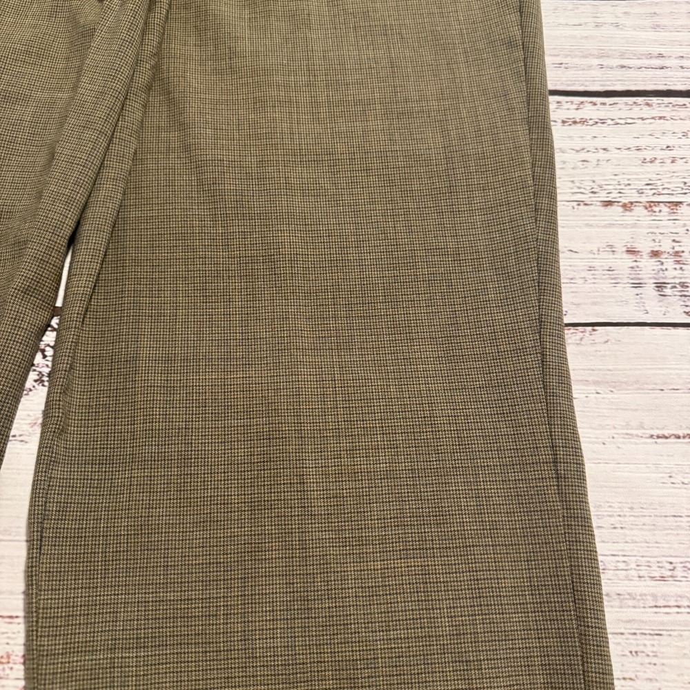 VTG Tommy Hilfiger Dress Pants Brown Green‎ Cuffed Men's Size 36x34 (Fits 34x30) - Picture 4 of 16